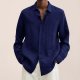 Male Summer Linen Solid Casual Plus Size Loose Shirt Mens Turn Down Long Sleeve Shirt Short Turtleneck Shirt