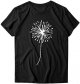 Printing Casual Short Women Tops O-Neck Sleeves T-Shirt Blouse Loose Women's Blouse Leggings Top