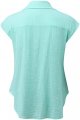 Womens Button Down Cotton Linen Shirts V Neck Roll Up Short Sleeve Blouses Loose Collared Shirt Casual Work Tops